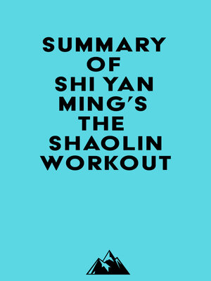 cover image of Summary of Shi Yan Ming's the Shaolin Workout